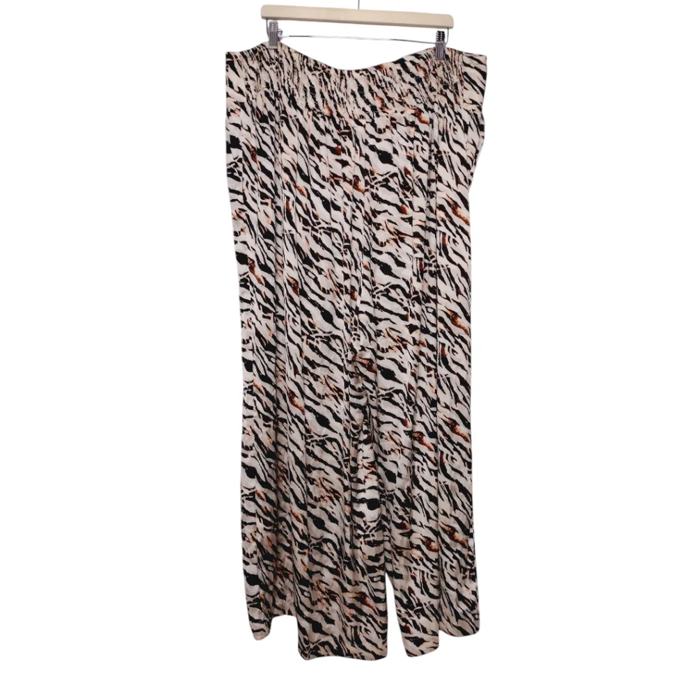 Torrid Pull-On Super Wide Leg Streaky Satin High-Rise Pant Size 4 Or 4X Short - Picture 5 of 8